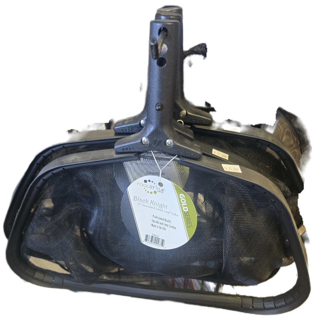 Poolstyle leaf rake